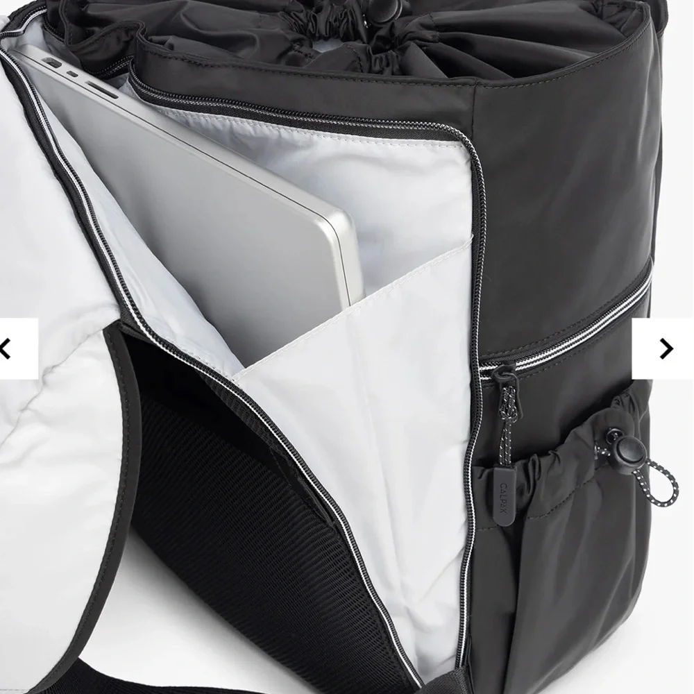 NWT unisex CALPAK Fit Gym Backpack in Black - Picture 6 of 17